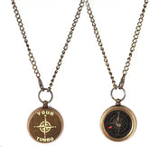 Your Tommy Your Tubbo love necklace pair - Compass Locket